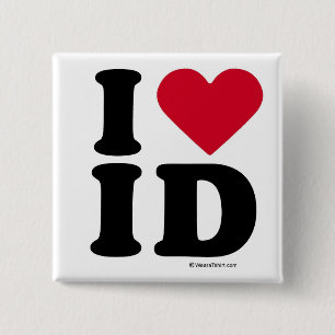 IDAHO - I-LIEBE-IDENTIFIKATION - I-LIEBE IDAHO BUTTON