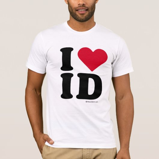 IDAHO - I-LIEBE-IDENTIFIKATION - I-LIEBE IDAHO T-Shirt (Vorderseite)