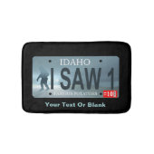 Idaho "I Saw 1" Sasquatch Lizenzschild Badematte (Vorderseite)