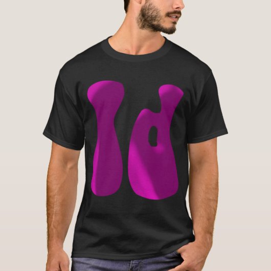 Idaho ID Anfangsmonogramm Text 1 T-Shirt (Vorderseite)