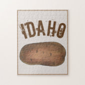 Idaho ID Baked Potato Potato Spuds Feinschmecker Puzzle (Vertikal)
