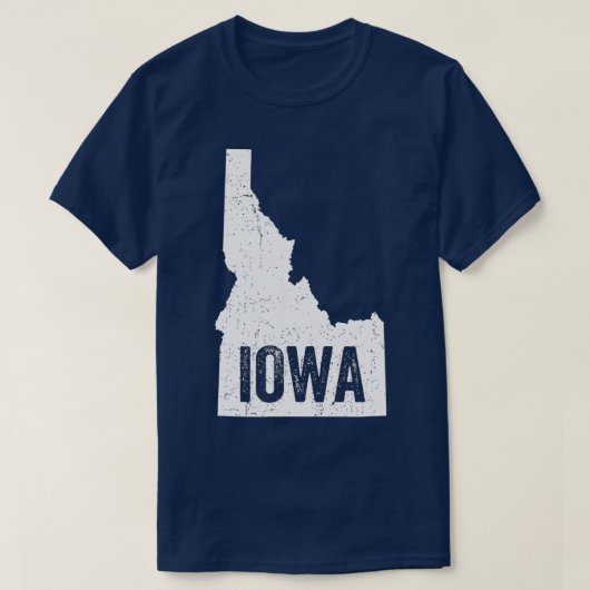 Idaho Iowa Funny Geography Mix up T-Shirt (Design vorne)
