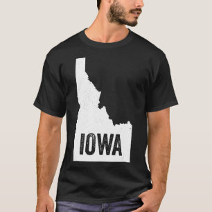 Idaho Iowa Idawa, wo Sie sind von der sonnigen Geo T-Shirt