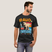 Idaho Is Awesome Dinosaur I Love Idaho Gift Boys G T-Shirt (Vorne ganz)
