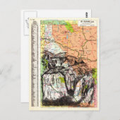 Idaho Karte Kunst (Vorne/Hinten)