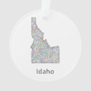 Idaho-Karte Ornament