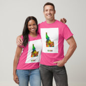 Idaho-Karte T-Shirt (Unisex)