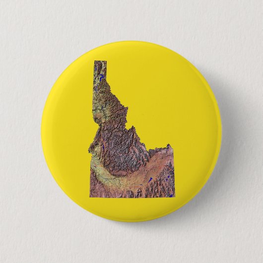 Idaho-Karten-Knopf Button (Vorderseite)