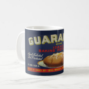 Idaho Kartoffel Etikett Kaffeetasse
