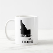 Idaho keine Udaho Karte Kaffeetasse (Links)