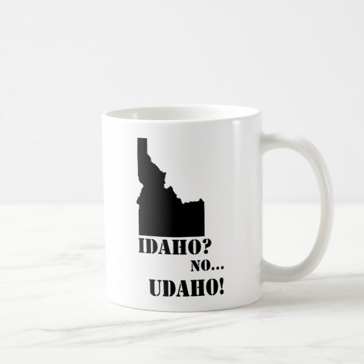 Idaho keine Udaho Karte Kaffeetasse (Rechts)