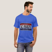 Idaho-Kennzeichen T-Shirt (Vorne ganz)