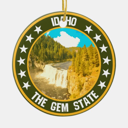 Idaho Keramik Ornament (Vorne)