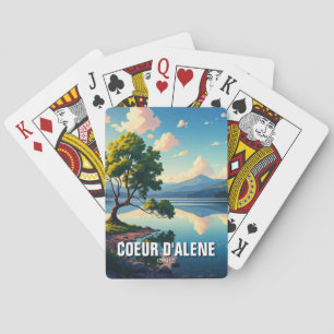 Idaho Lake Coeur d'Alene Spielkarten
