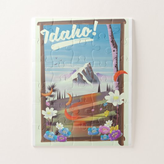 Idaho! Landschaftspopster Puzzle (Vertikal)
