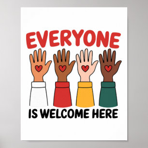 Idaho Lehrer Jeder ist hier willkommen, die erste Poster