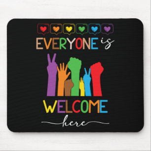 Idaho Lehrerin Jeder ist willkommen hier Männer Fr Mousepad