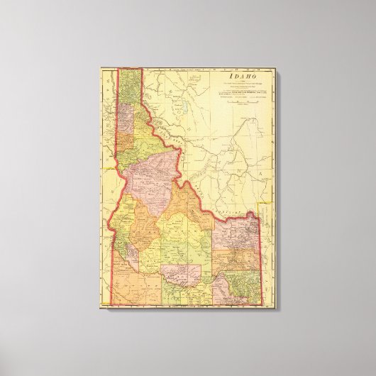Idaho Leinwanddruck (Vorderseite)