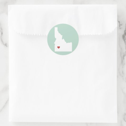 Idaho Liebe - individuell anpassbarer Aufkleber (Tasche)