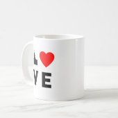 Idaho-Liebe Kaffeetasse (Vorderseite Links)