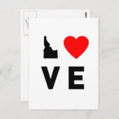 Idaho Liebe Postkarte (Vorne/Hinten)