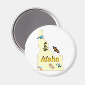 Idaho Magnet (Vorderseite/Rückseite)