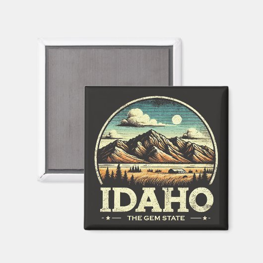 Idaho Magnet (Vorderseite/Rückseite)
