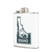 Idaho Map Bear Flachmann (Links)