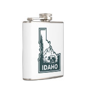 Idaho Map Bear Flachmann (Rechts)