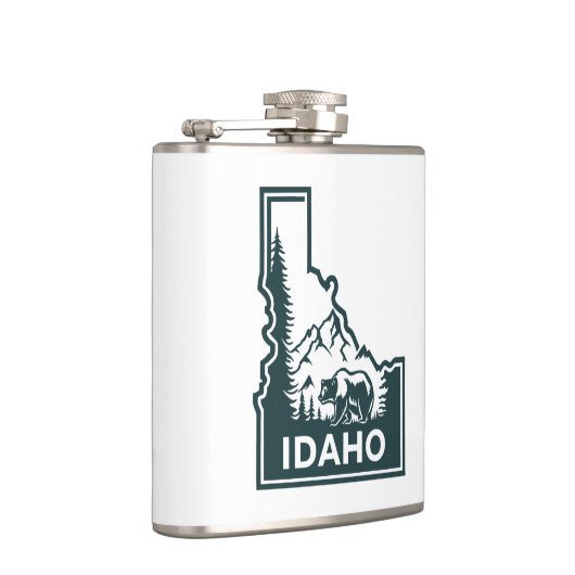 Idaho Map Bear Flachmann (Rechts)