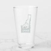 Idaho Map Bear Glas (Rückseite)