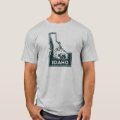 Idaho Map Bear T-Shirt (Vorderseite)