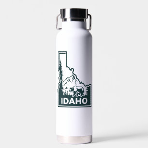 Idaho Map Bear Trinkflasche