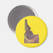 Idaho Map Magnet (Vorderseite/Rückseite)