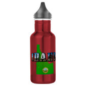 Idaho Map, Seal and Picture Text Trinkflasche (Links)