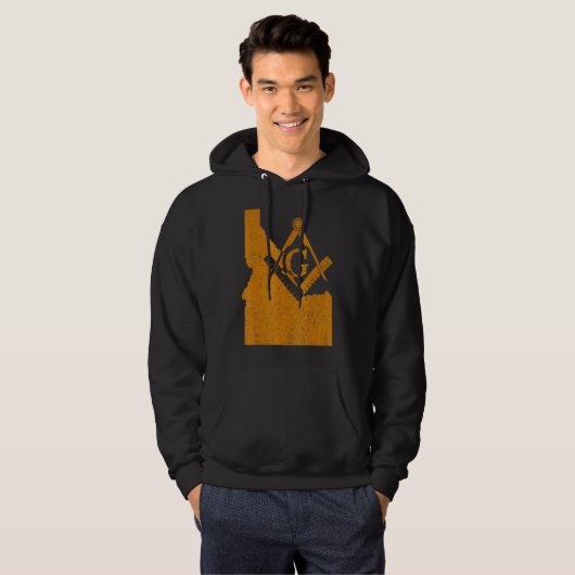 Idaho Masons Grand Lodge Af&am Freemason Vater Hoodie (Vorne ganz)