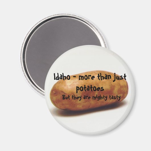 Idaho - mehr als nur Kartoffeln, Aber... Magnet (Vorderseite/Rückseite)