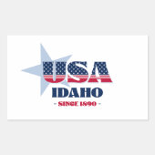 Idaho Mein Zuhause Staat Sticker (Vorderseite)