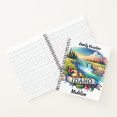 Idaho mit Wasserfällen Notizblock (Innenseite)