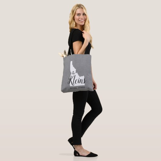 Idaho Monogram Staat Tote Bag Tasche (Am Model)