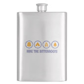 Idaho Montana Flachmann (Vorderseite)