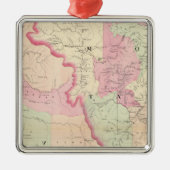 Idaho, Montana West Ornament Aus Metall (Vorne)