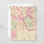 Idaho, Montana, Westen Postkarte (Vorne/Hinten)