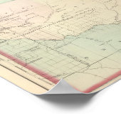 Idaho, Montana Western Portion Poster (Ecke)