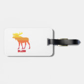 Idaho Moose Gepäckanhänger (Rückseite horizontal)