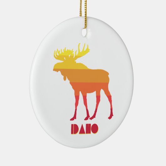 Idaho Moose Keramik Ornament (Rechts)
