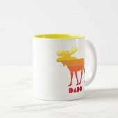 Idaho Moose Zweifarbige Tasse (VorderseiteRechts)