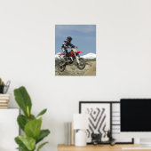 Idaho, Motocross Racing, Motorcycle Racing Poster (Heimbüro)
