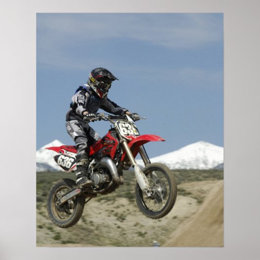 Idaho, Motocross Racing, Motorcycle Racing Poster (Vorne)