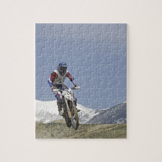 Idaho, Motocross Racing, Motorradfahren Puzzle (Vertikal)